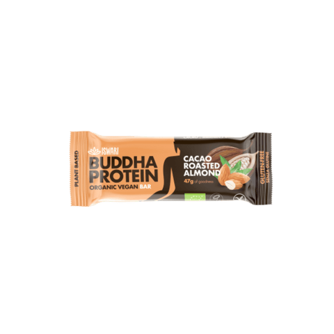Buddha Protein - Reep Cacao & Geroosterde Amandelen - 47 gr - Glutsenza