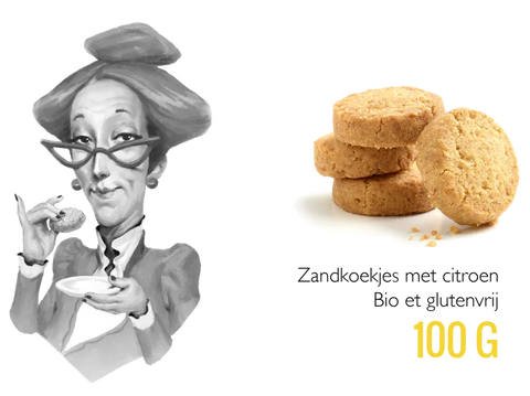 Generous Celine Citron Zandkoekjes Citroen - 100 gr