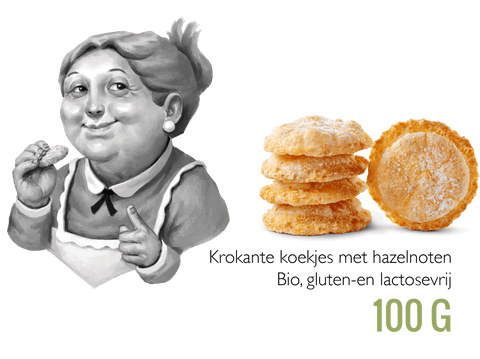 Generous Nicole Noisette koekjes - 100 gr - Glutsenza