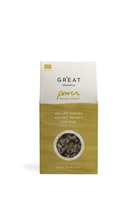 GR'EAT granola Power Bananabread BIO - 300g - Glutsenza