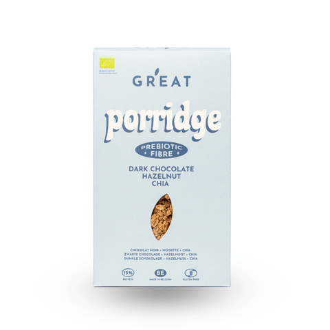 GR'EAT porridge Chocolate & Hazelnut BIO - 400g - Glutsenza