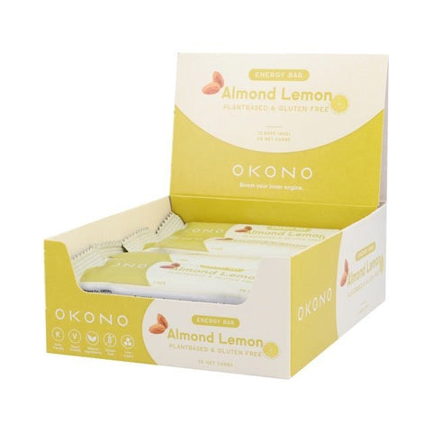 Okono Almond Lemon Energy Bar - Glutsenza