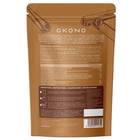 Okono Keto porridge cinnamon - Glutsenza