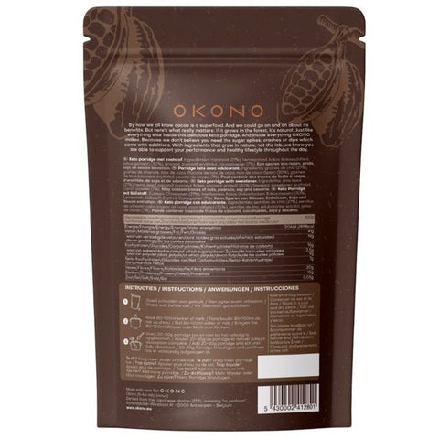 Okono Keto porridge cocoa - Glutsenza