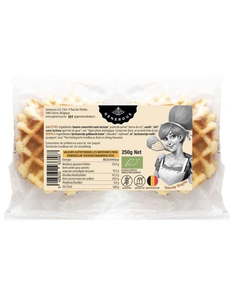 WENDY WAFFLE GALETTE NATUUR - 250 gr - Glutsenza