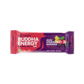 Verpakking Buddha Energy reep Açaí, Banaan & Aardbeien – 35 g, glutenvrije energiereep van Glutsenza