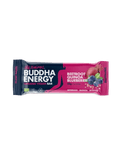 Verpakking Buddha Energy reep Bieten, Quinoa & Bosbessen – 35 g, glutenvrije vegan energiereep van Glutsenza