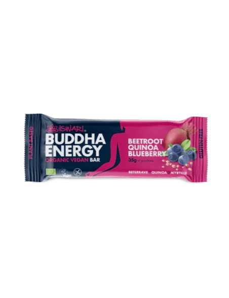Buddha Energy - Reep Bieten, Quinoa & Bosbessen - 35 gr - Glutsenza