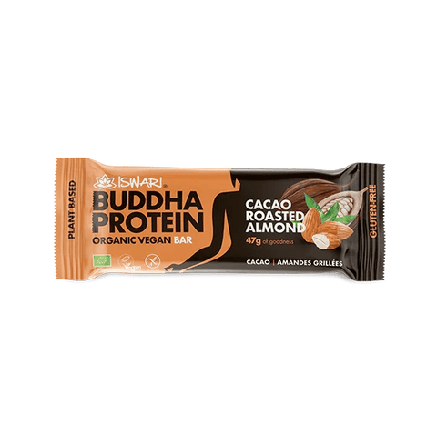 Buddha Protein - Reep Cacao & Geroosterde Amandelen - 47 gr - Glutsenza