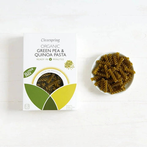 FUSILLI GROENE ERWTEN EN QUINOA - 250 gr - Glutsenza