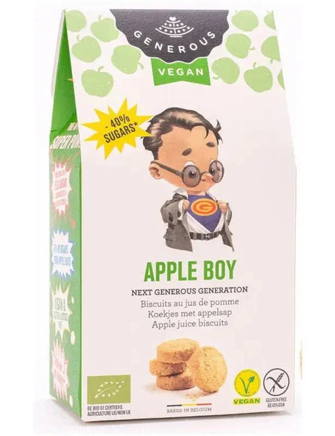 Generous Apple Boy Appelsap Koekjes - 100 gr - Glutsenza