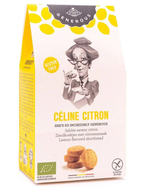 Generous Celine Citron Zandkoekjes Citroen - 100 gr - Glutsenza