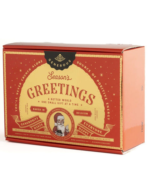 Generous Kerstdoos – Glutenvrije Mix Koekjes (400 g) - Glutsenza