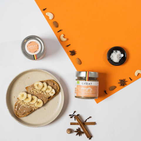 GR'EAT granola smeerpasta Naughty BIO - 220g - Glutsenza