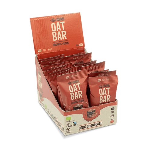 Haverreep met zwarte chocolade glutenvrij – 40 g - Glutsenza