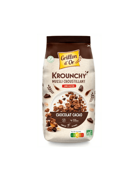 KROUNCHY CHOCOLADE GLUTENVRIJ - 500 gr - Glutsenza