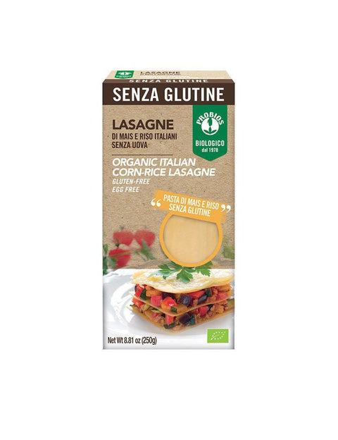 Lasagne van maïs en rijst – glutenvrij (250 g) - Glutsenza