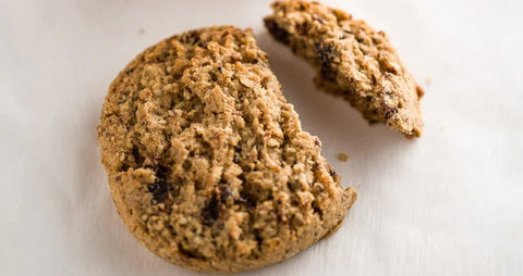 Martine Matin Rozijnen Cookie – close-up glutenvrije koek – Glutsenza