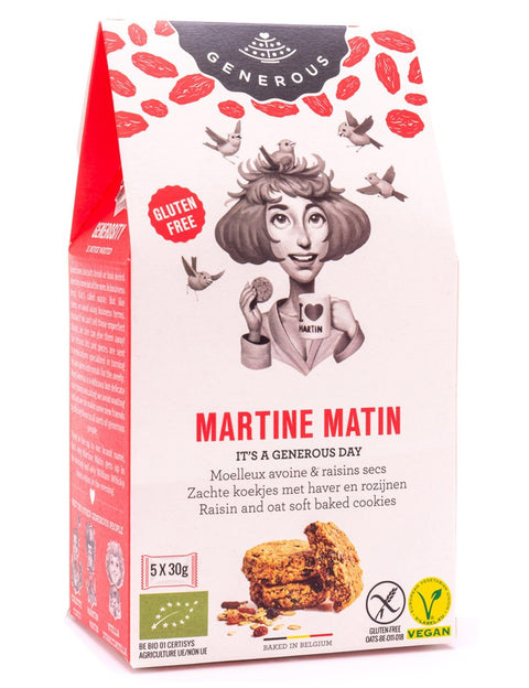 MARTINE MATIN ZACHTE KOEKJE ROZIJNE - 150 gr