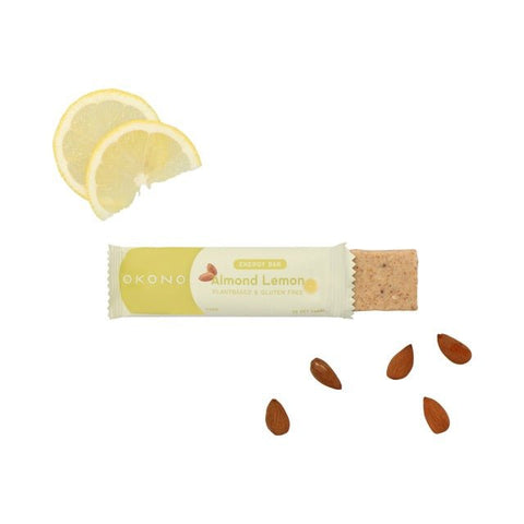 Okono Almond Lemon Energy Bar - Glutsenza