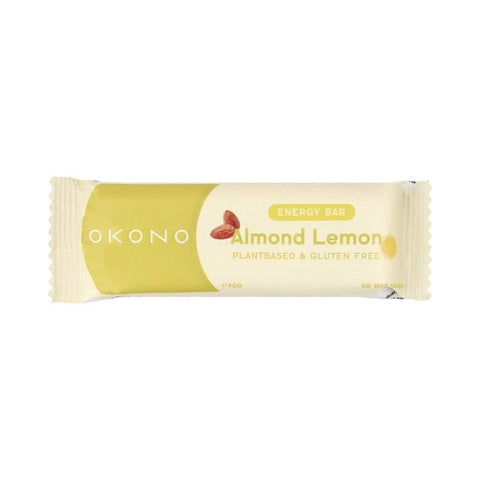 Okono Almond Lemon Energy Bar - Glutsenza
