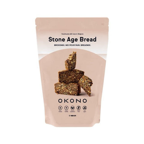 Okono Stone Age Bread - Breadmix nuts and seeds - Glutsenza