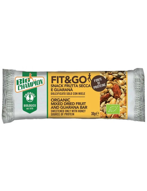 REEP MET GEDROOGD FRUIT EN GUARANA - 30 gr - Glutsenza