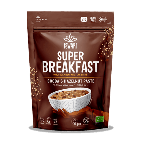Super Ontbijt - Cacao & Hazelnoten - 360 gr - Glutsenza