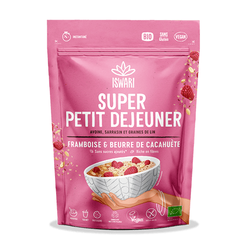 Super Ontbijt - Frambozen & Pinda's - 360 gr - Glutsenza