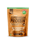 verpakking van Super Vegan Protein Gezouten Caramel met Digezyme - 400 gr - Glutsenza