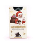 Santa Speculaas met chocolade in metalen doos – Glutenvrij Belgisch gebak – Glutsenza